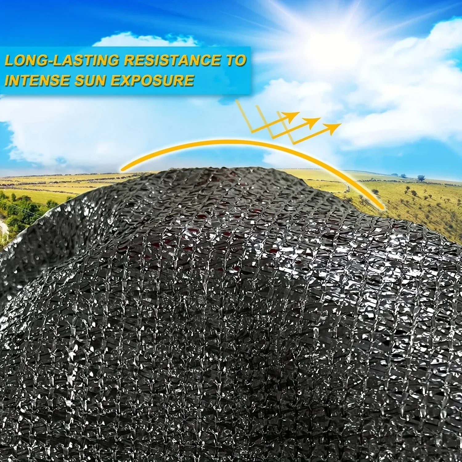 BowLift | Black Shade Cloth Mesh Cover – SunGuard (1+1 FREE)
