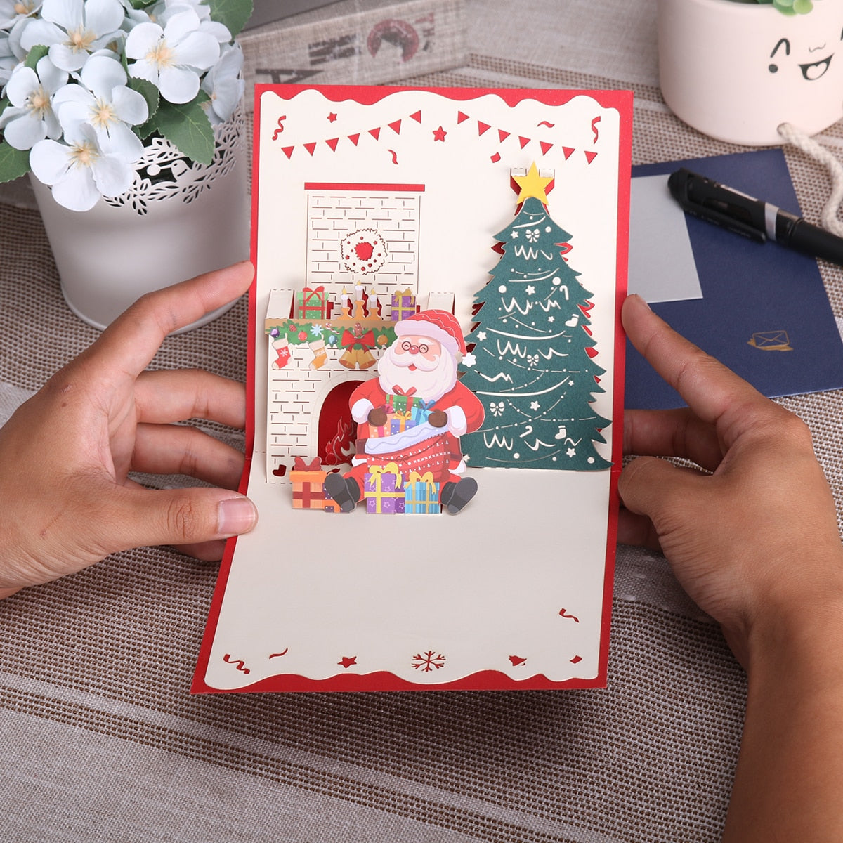 BowLift | 3D Pop-Up Cheerful Christmas Gift Cards