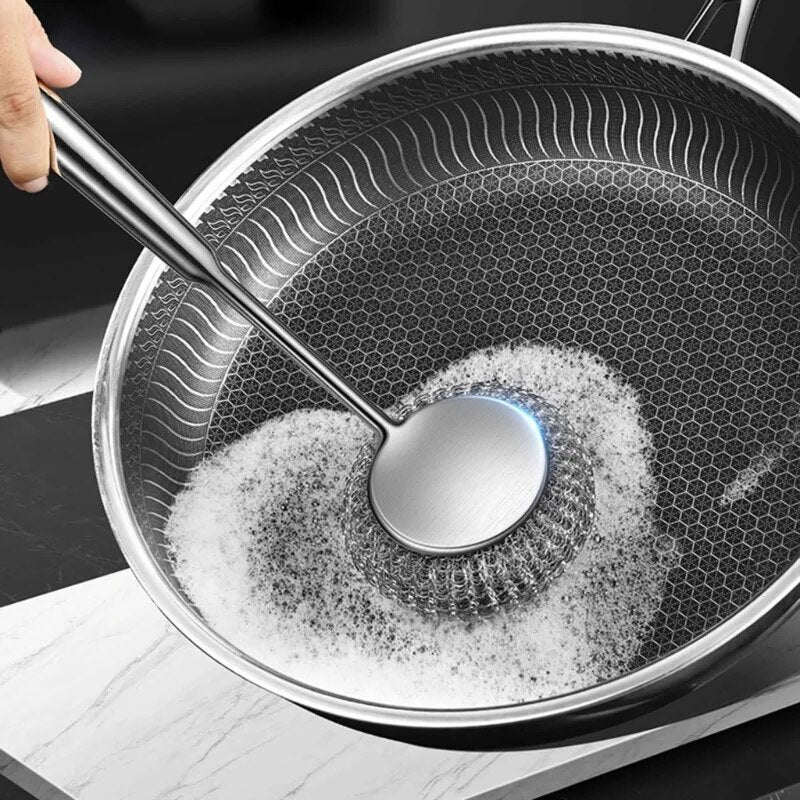 BowLift | Stainless Steel Pan Scrubber
