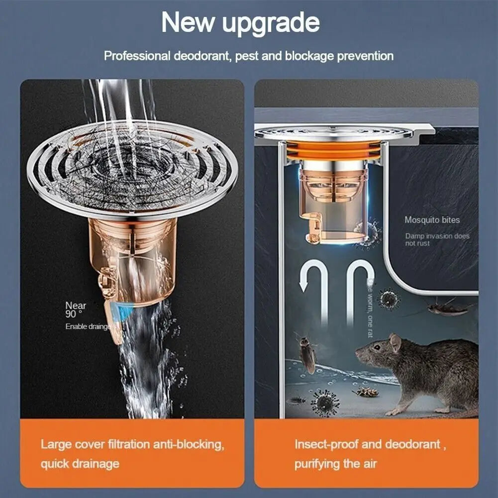 BowLift | Magnetic Self-Closing Anti-Odor Bathroom Strainer Cover