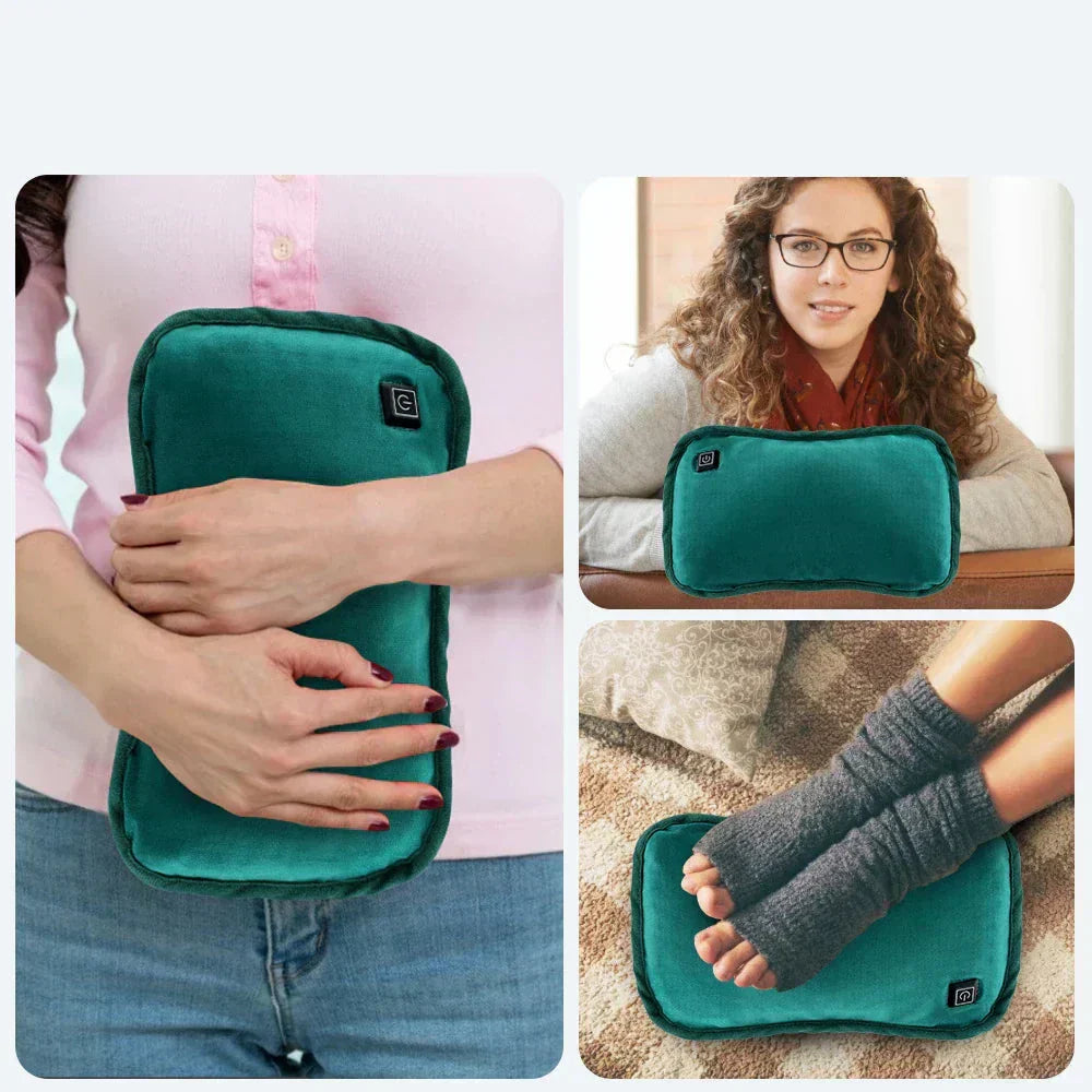 BowLift | Portable USB Rechargeable Heating Pad | 30x20 cm | Fast Heating, Multipurpose Hand/Body Warmer