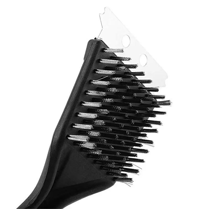 BowLift | Bravura Grill Brush | 3-in-1 Stainless Steel Bristles | For Gas & Charcoal Grills