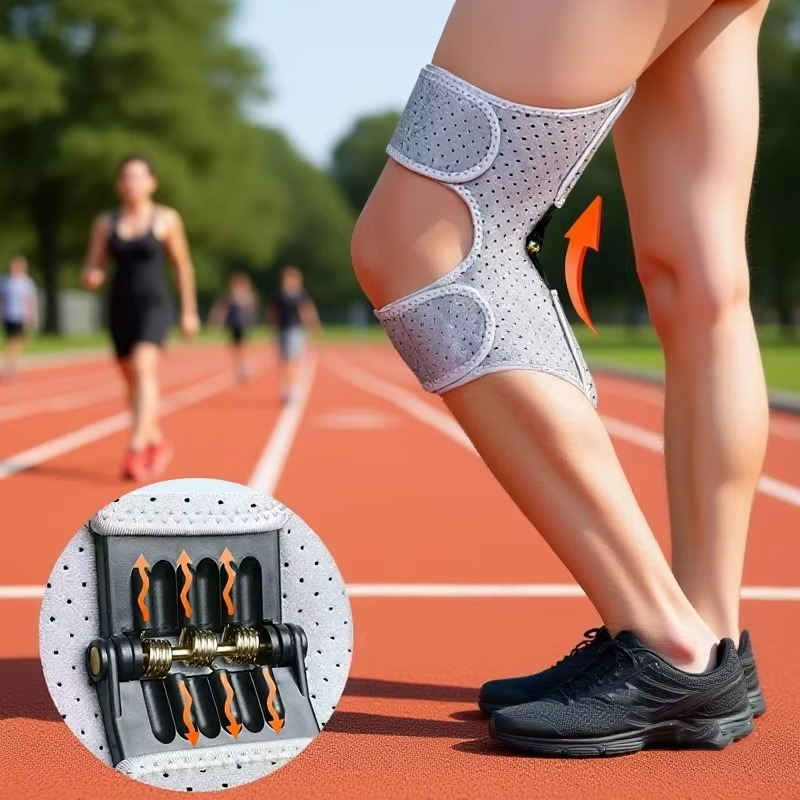 BowLift | Adjustable Knee Support Brace with Power Rebound Springs for Joint Relief and Stability