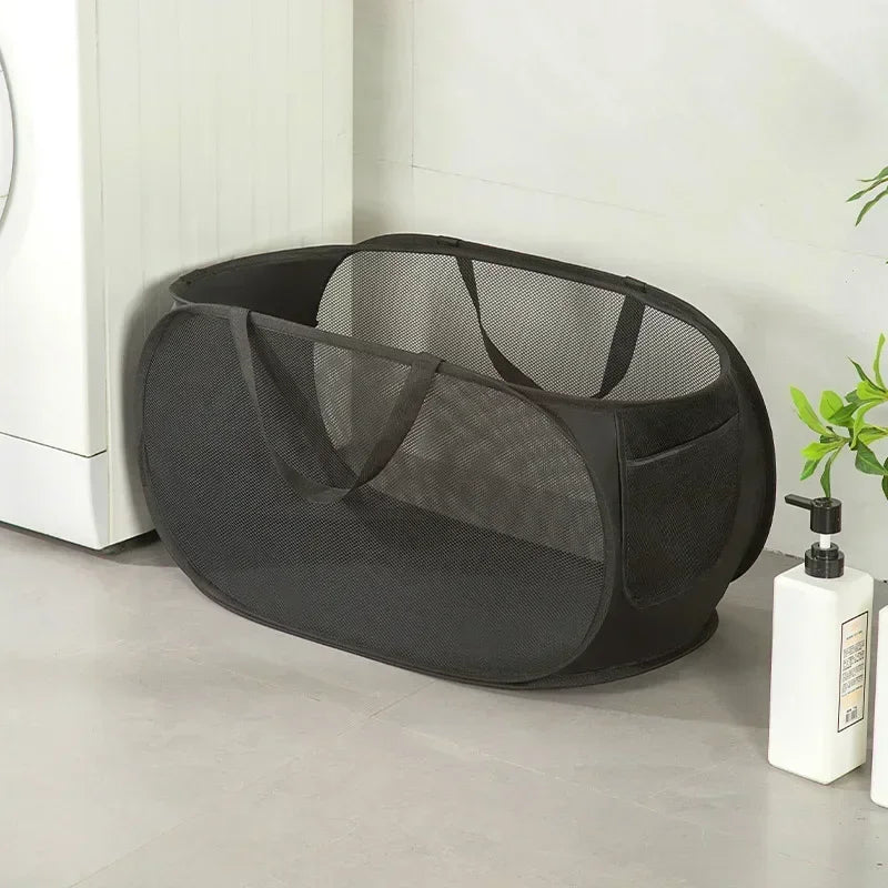BowLift | Foldixa Laundry Basket | Pop-Up Design & Foldable | With Side Pocket | Single or Double Variant