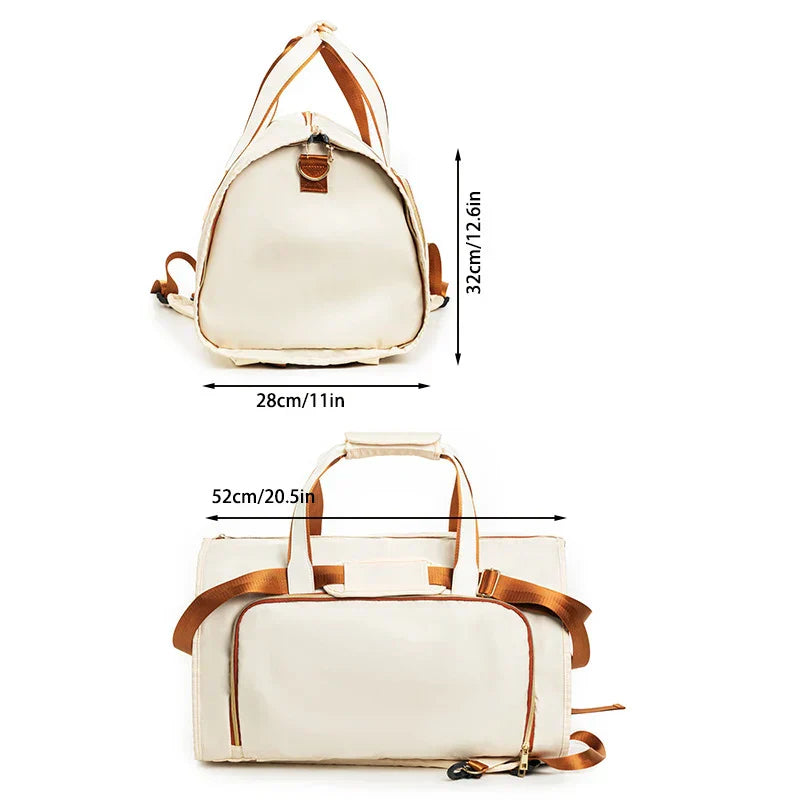 BowLift | Glissaro TravelPro | 3-in-1 Travel Bag | Garment Bag & Backpack | 53 L