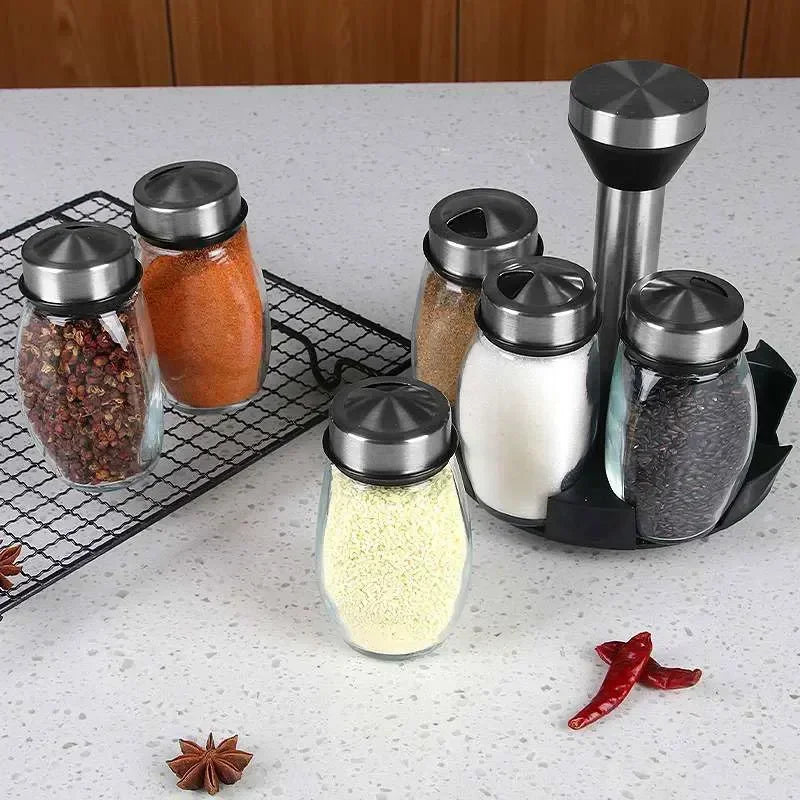 BowLift | Elegant glass spice set for a stylish kitchen