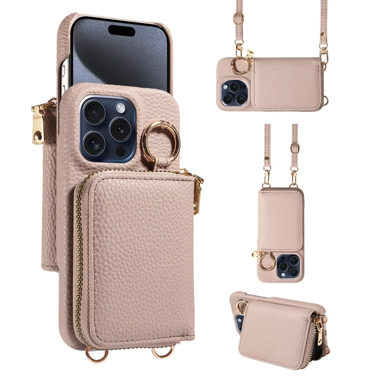BowLift | Premium Leather Multi-Function iPhone Case with Anti-Degaussing Protection