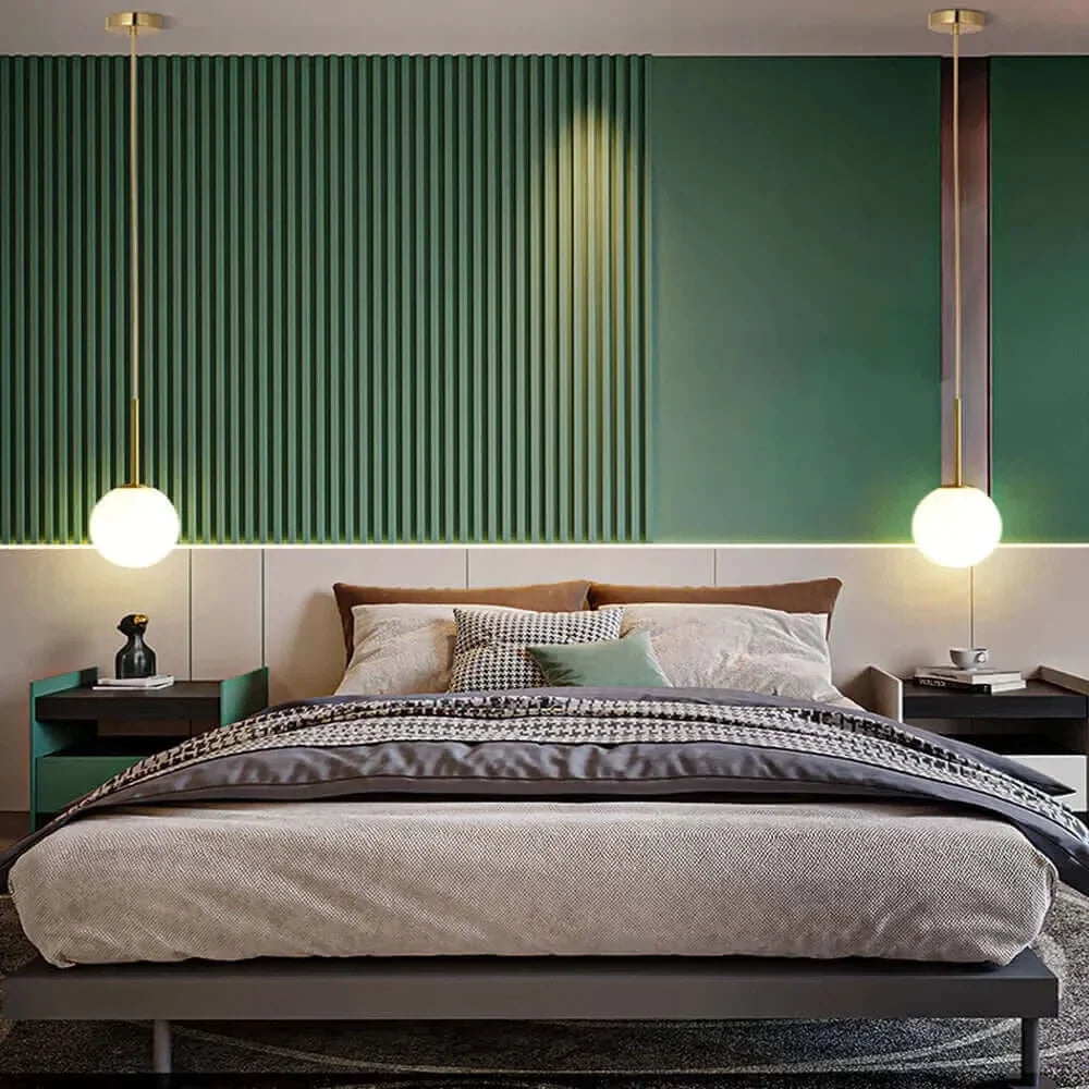 BowLift | Mid-Century Modern Glass Ball Pendant Light