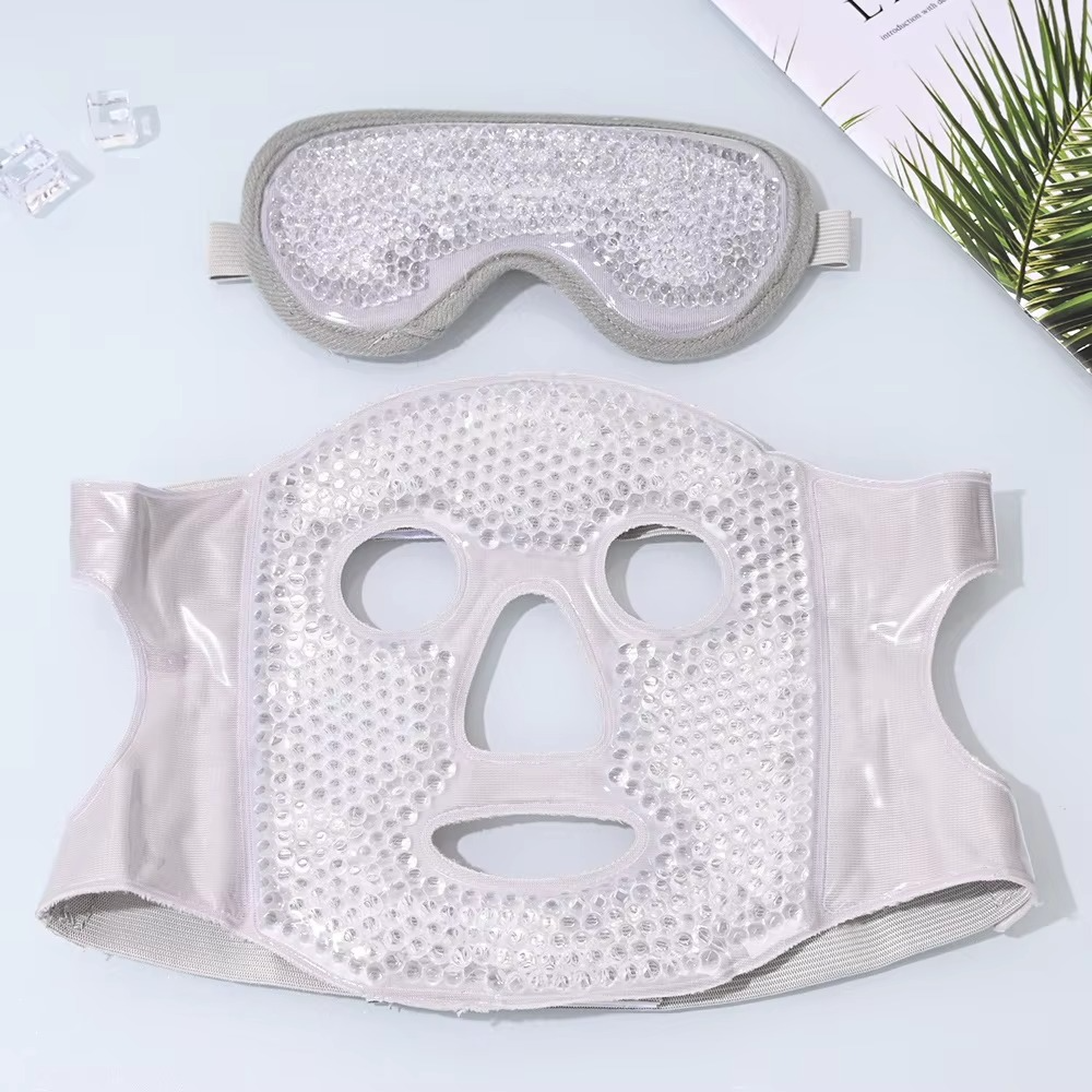 BowLift | Cold and Hot Therapy Full Face Gel Bead Mask with Eye Compress