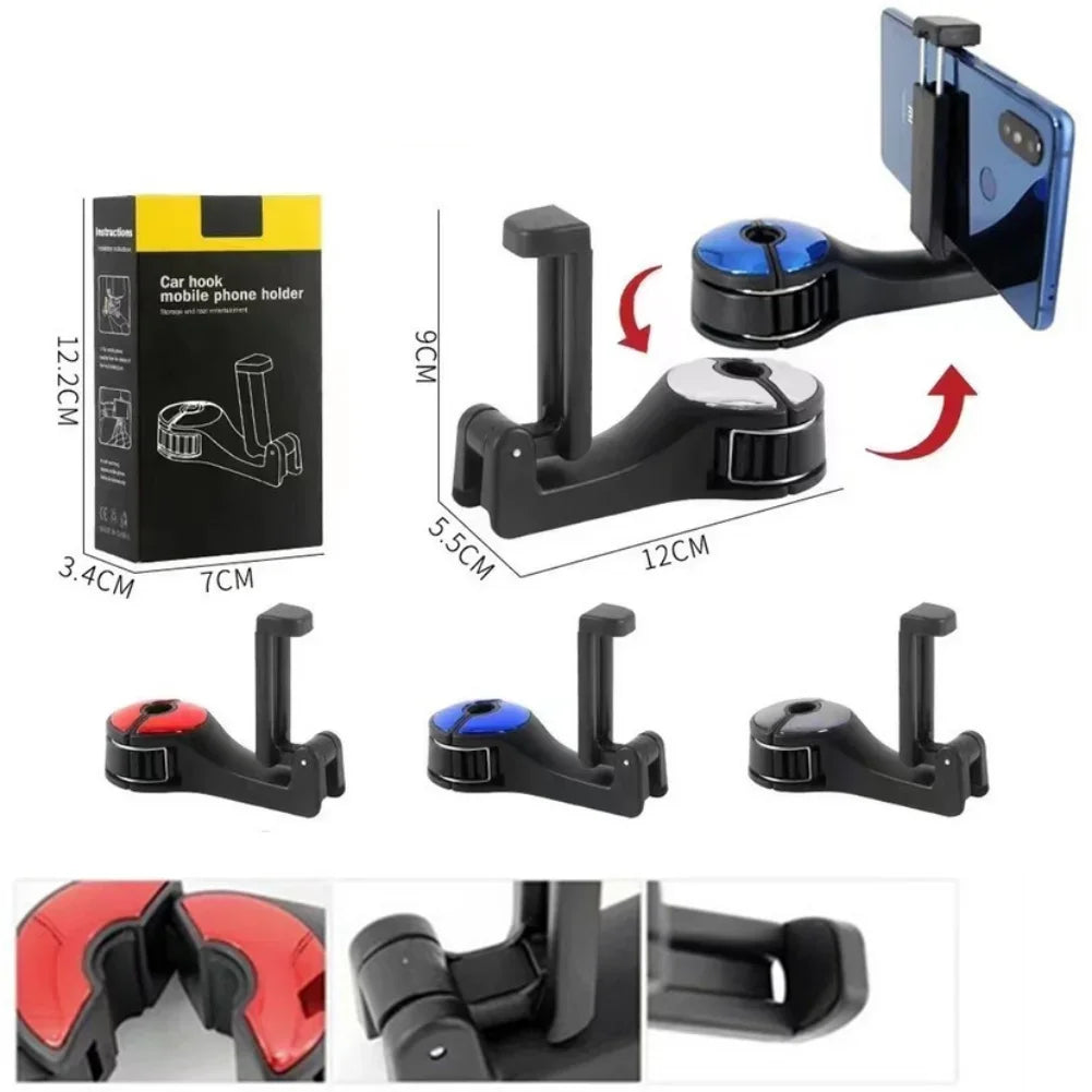 BowLift | Car Headrest Hook Phone Holder