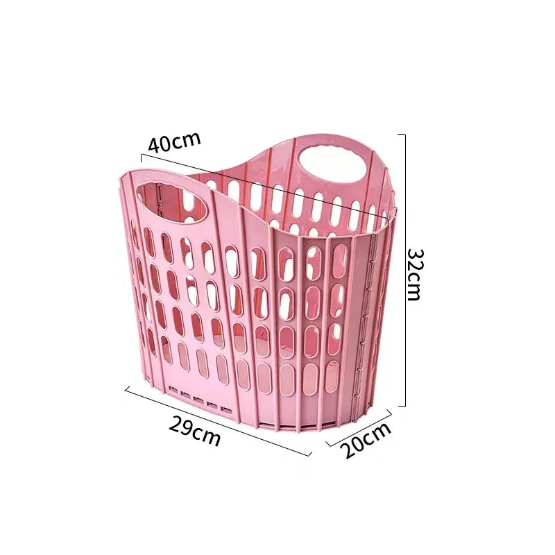 BowLift | FlexiBasket Laundry Basket | Foldable & Space-Saving | Durable PP Material | In 4 Colors