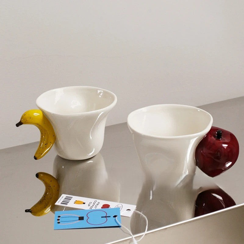 BowLift | Banana Apple Creative 3D Handle Coffee Mug