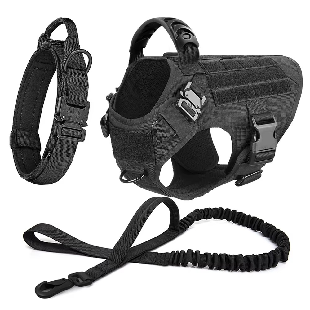 BowLift | Tactical Dog Harness and Leash Set for Medium and Large Dogs
