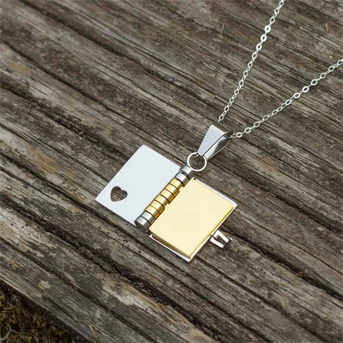 BowLift | Couple Book Pendant Necklace