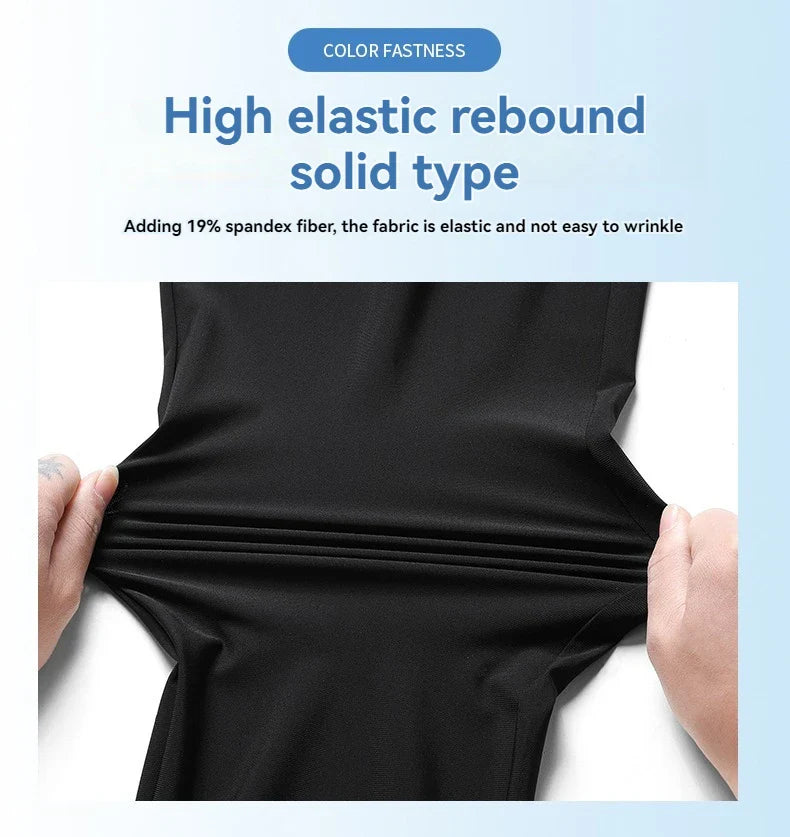 BowLift | High Elastic Ice Silk Casual Pants