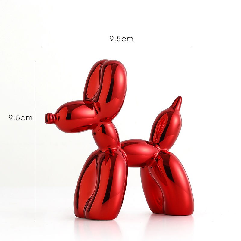 BowLift | Balloon Dog Sculpture, Balloon Art Statue, Mini Collectible Figurine, Home Decoration, Resin Figure, Desk Accessories, Room Decoration