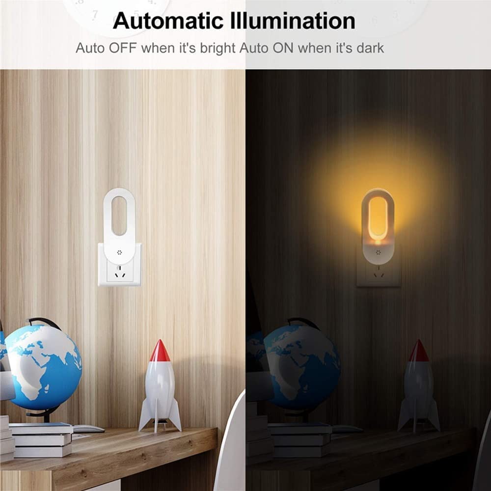 BowLift | Twilight Sensor Energy Saving Socket Wall Night Light