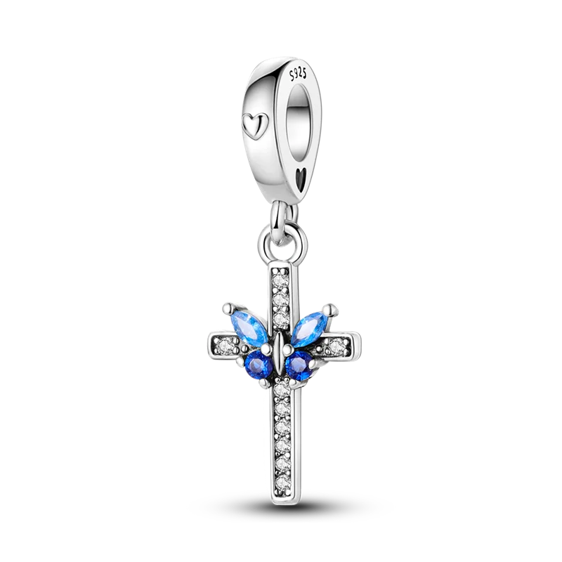 BowLift | 925 Silver Golden Leopard Charms Beads Colorful Chameleon Rhinoceros Lion Scarab Cat Pendant Compatible with Original Pandora Bracelet Jewelry