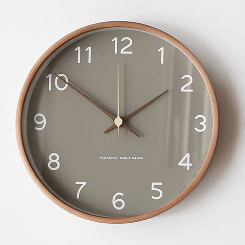 BowLift | TranscendTime | Wall clock made of wood and glass