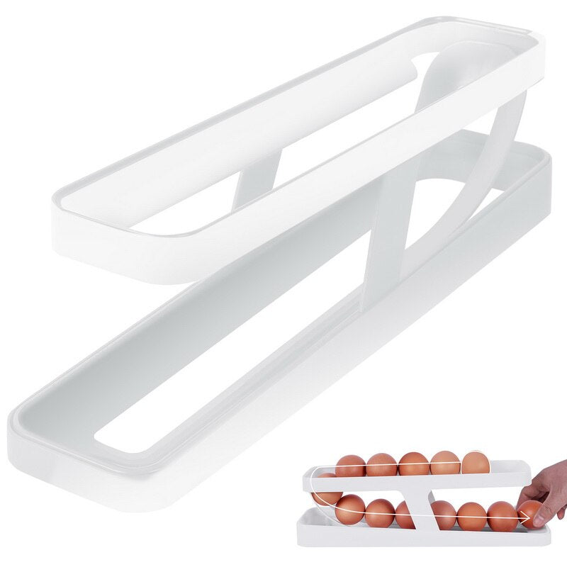 BowLift | Automatic Egg Rolling Holder Organizer Rack