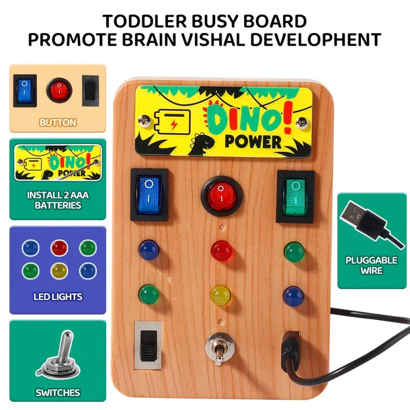 BowLift | Montessori Busy Board Switch Toy
