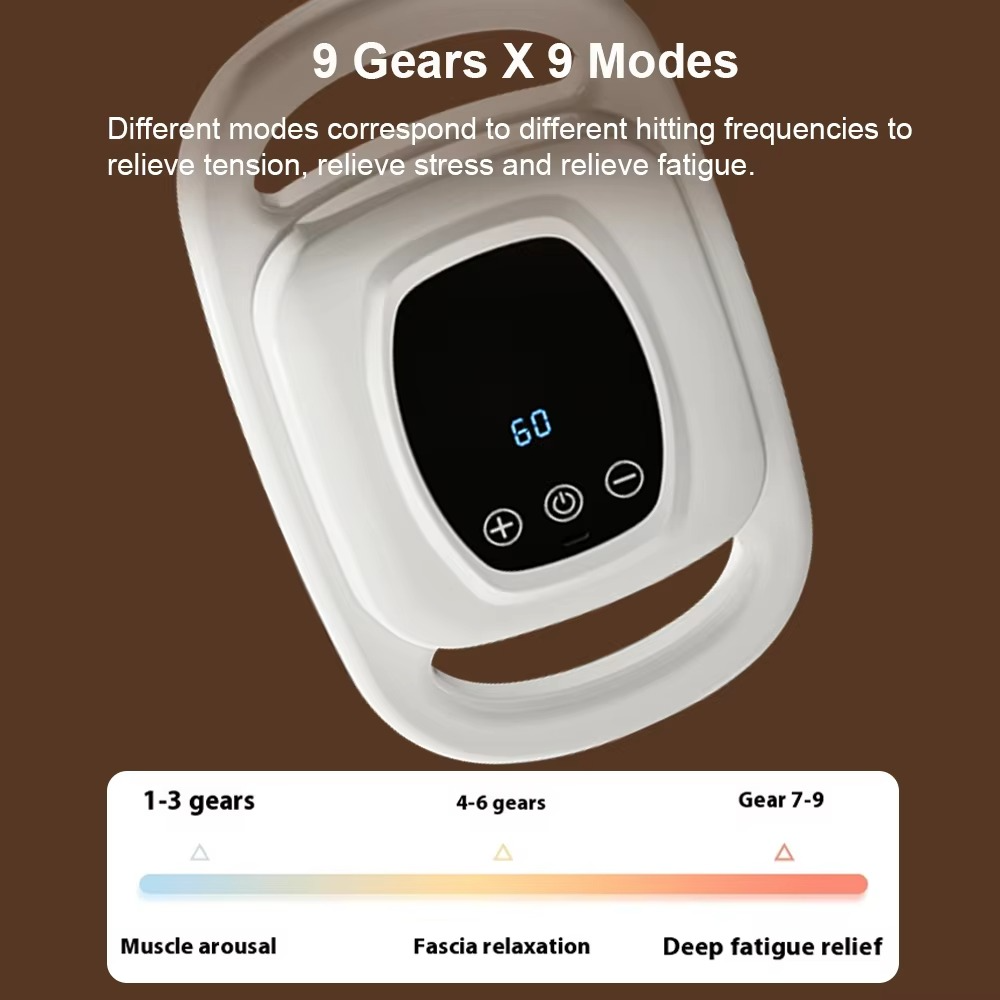 BowLift | Wireless Deep Tissue Percussion Massager with 6 Attachments and 0.55 in. Stroke