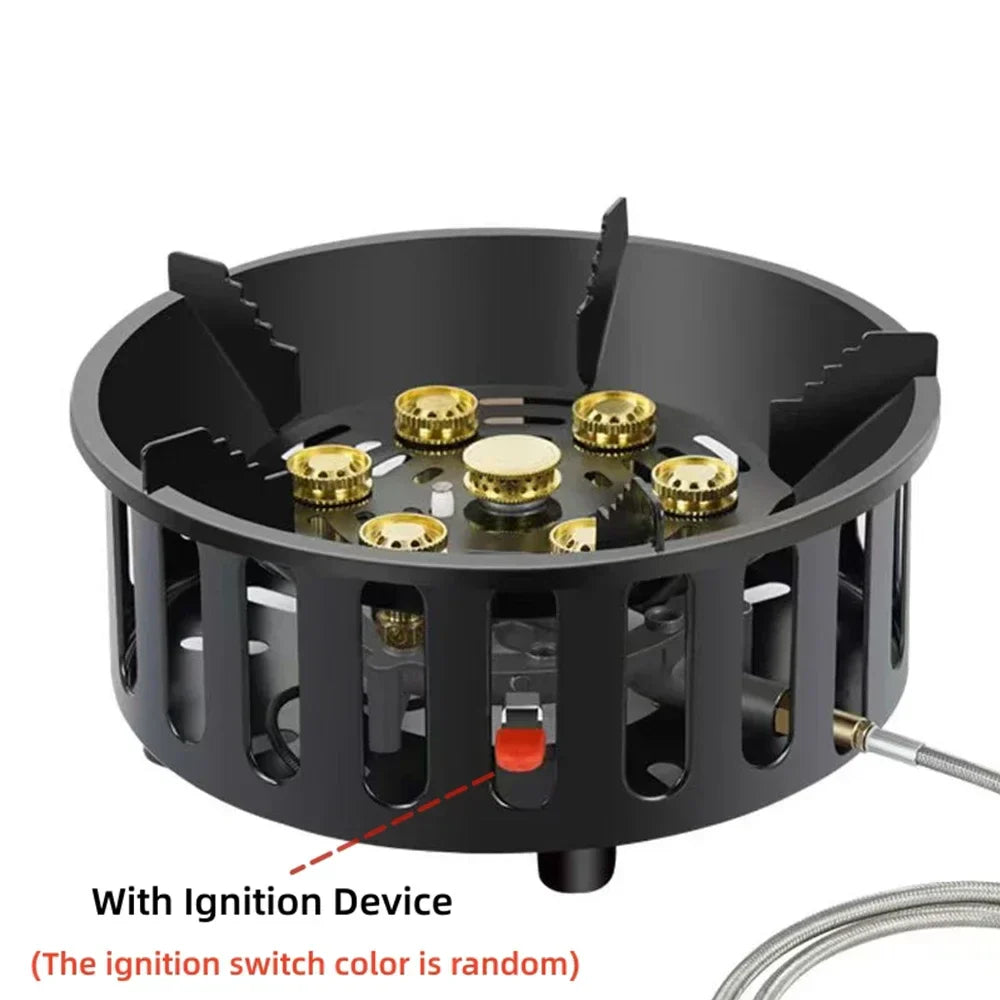 BowLift | FlammaTrek | Compact Outdoor Gas Cooker | Durable Stainless Steel Construction | Foldable