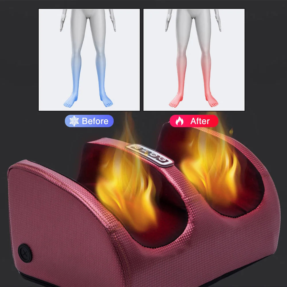 BowLift | Shiatsu Heat Foot Massager with Electric Deep Relaxation