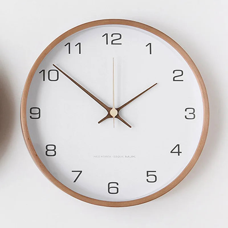 BowLift | TranscendTime | Wall clock made of wood and glass
