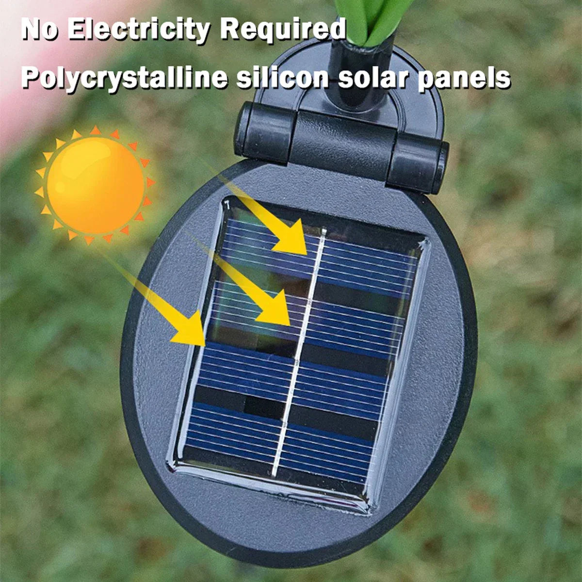 BowLift | SolaraGlow Butterfly Light | Solar Powered & Color Changing | Weatherproof | 72 cm Height