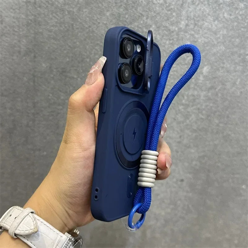 BowLift | Magnetic Soft Wrist Bracket Lens Cover iPhone Case