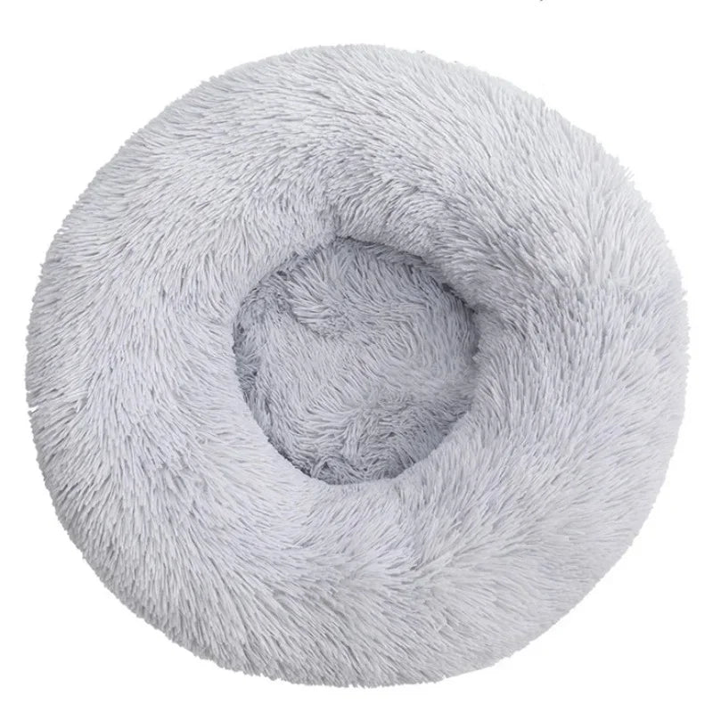 BowLift | CozyNest Plush Round Pet Bed – Washable & Non-Slip