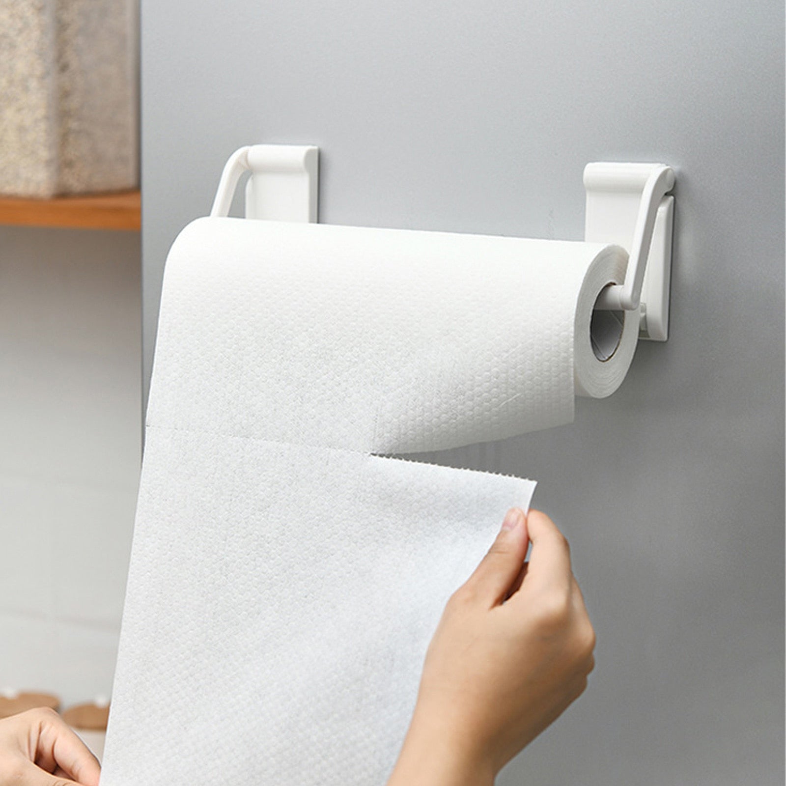 BowLift | Adjustable Magnetic Paper Towel Cloth Holder