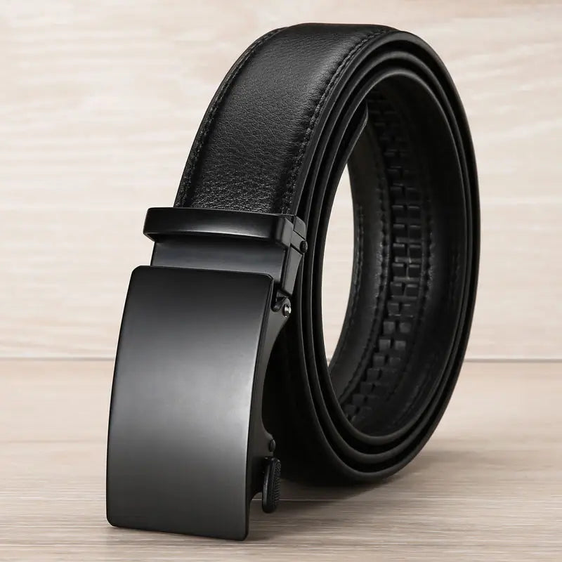 BowLift | Premium PU Leather Belt – Luxury Automatic Buckle for Men