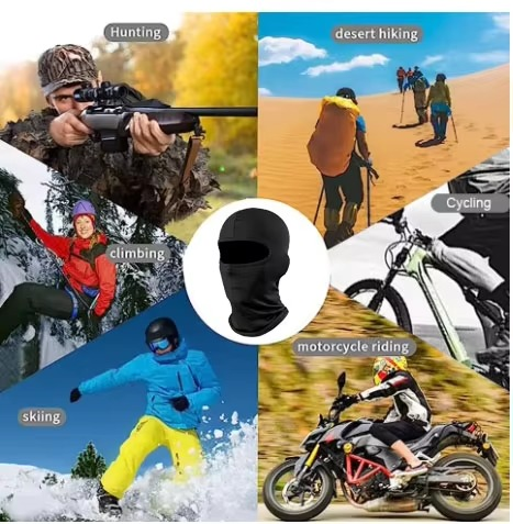BowLift | Full Face Balaclava Mask for Motorcycle Cycling Outdoor Sports and Ski