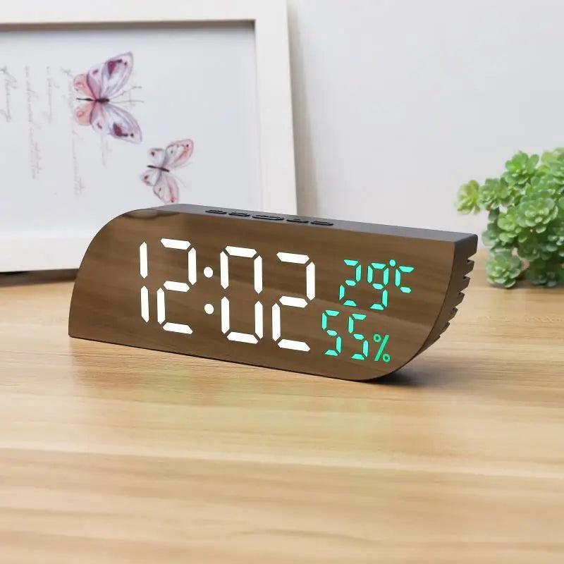 BowLift | LED Digital Alarm Clock with Dual Display & Unlimited Snooze