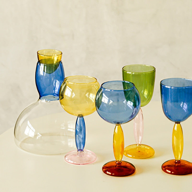 BowLift | Borosilicate 3-Color Glassware - Wine Glass