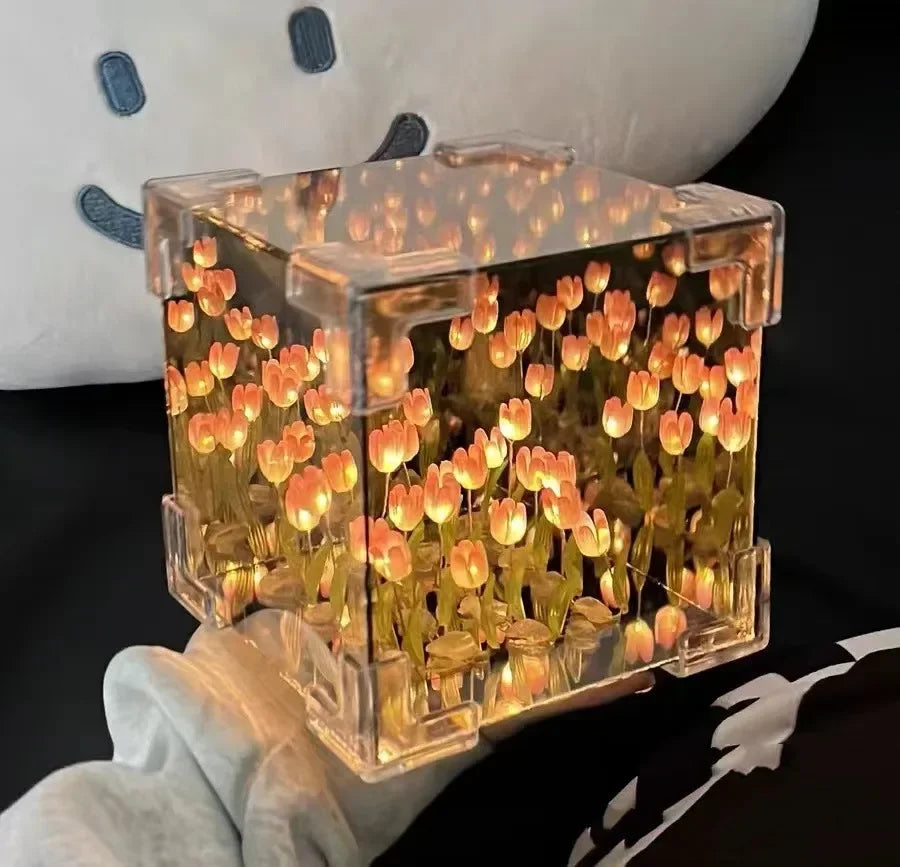 BowLift | 3D Tulip DIY Flower Cube Night Lamp