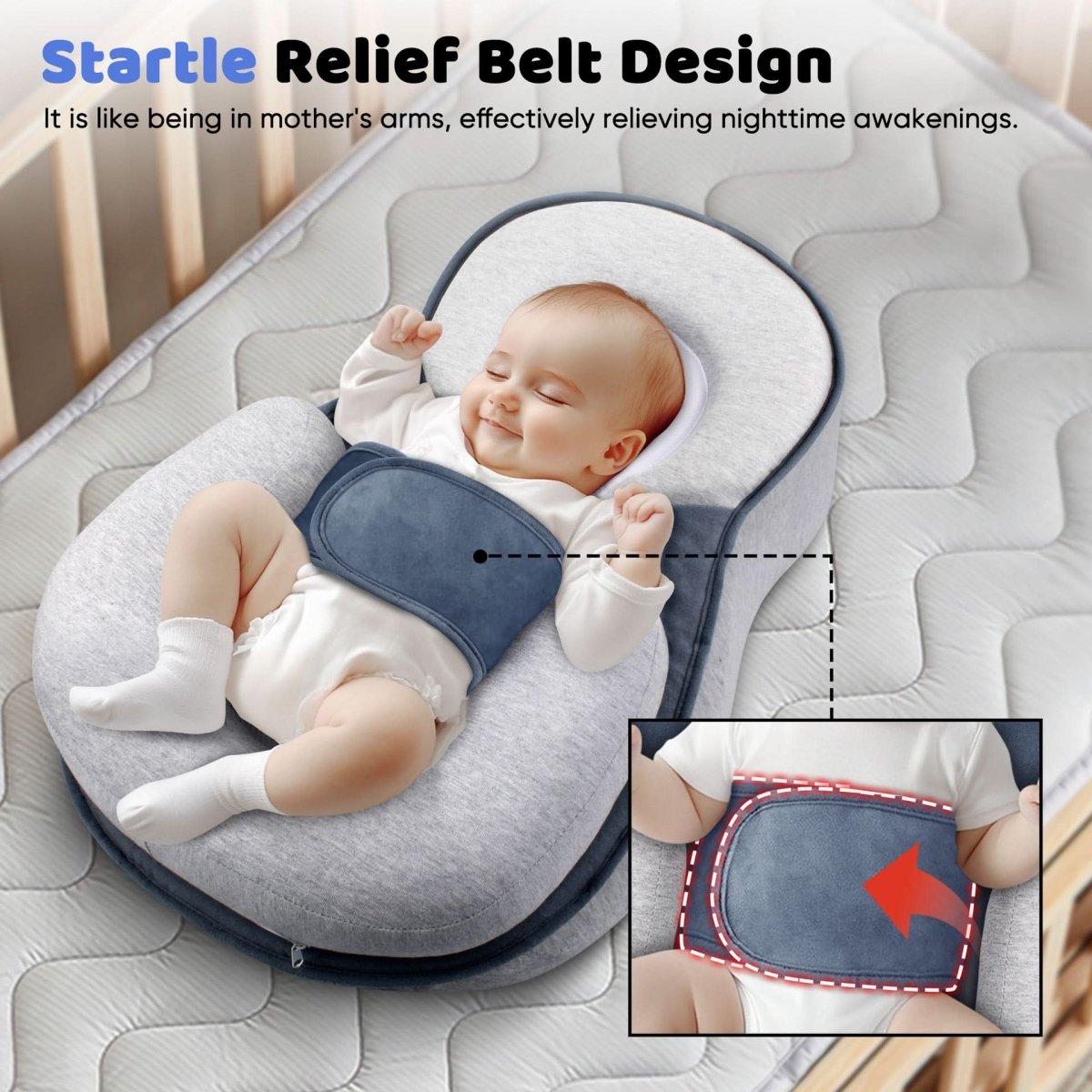 BowLift | Ergonomic pillow for safe baby sleep