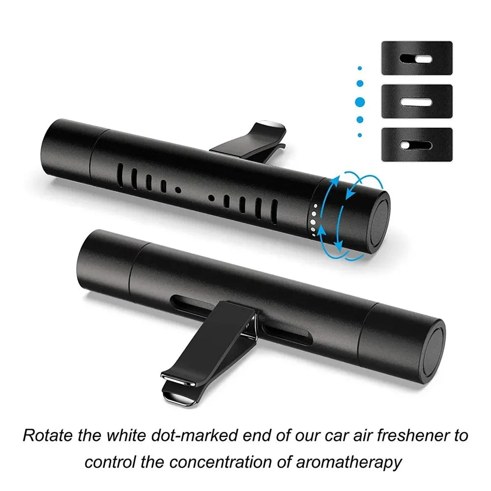 BowLift | Brisano Car Fragrance Clip | Natural & Refillable | Metal Housing & Fragrance Control | For Air Vents