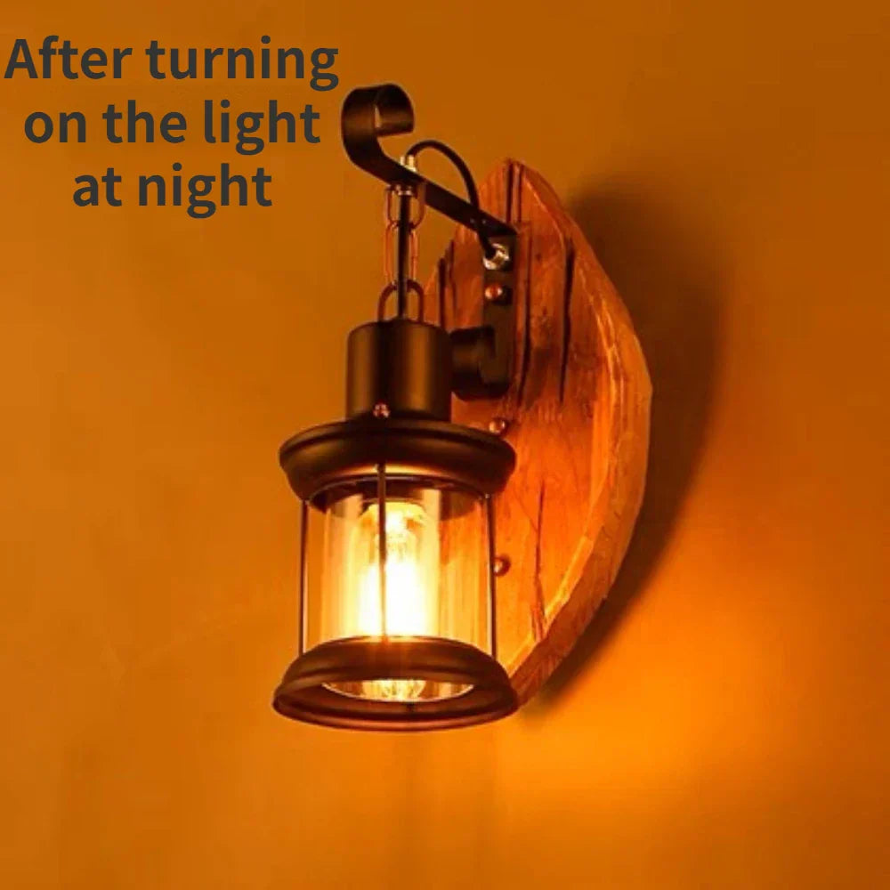 BowLift | Retro Lantern Lamp Industrial Lantern Wall Light