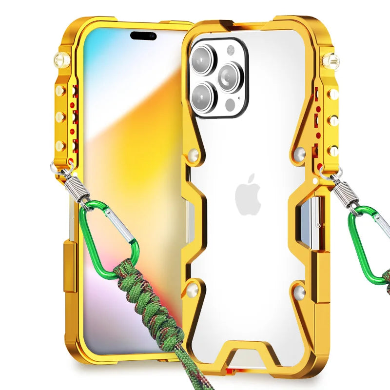 BowLift | Tactical Grip Shockproof Alloy Frame iPhone Case