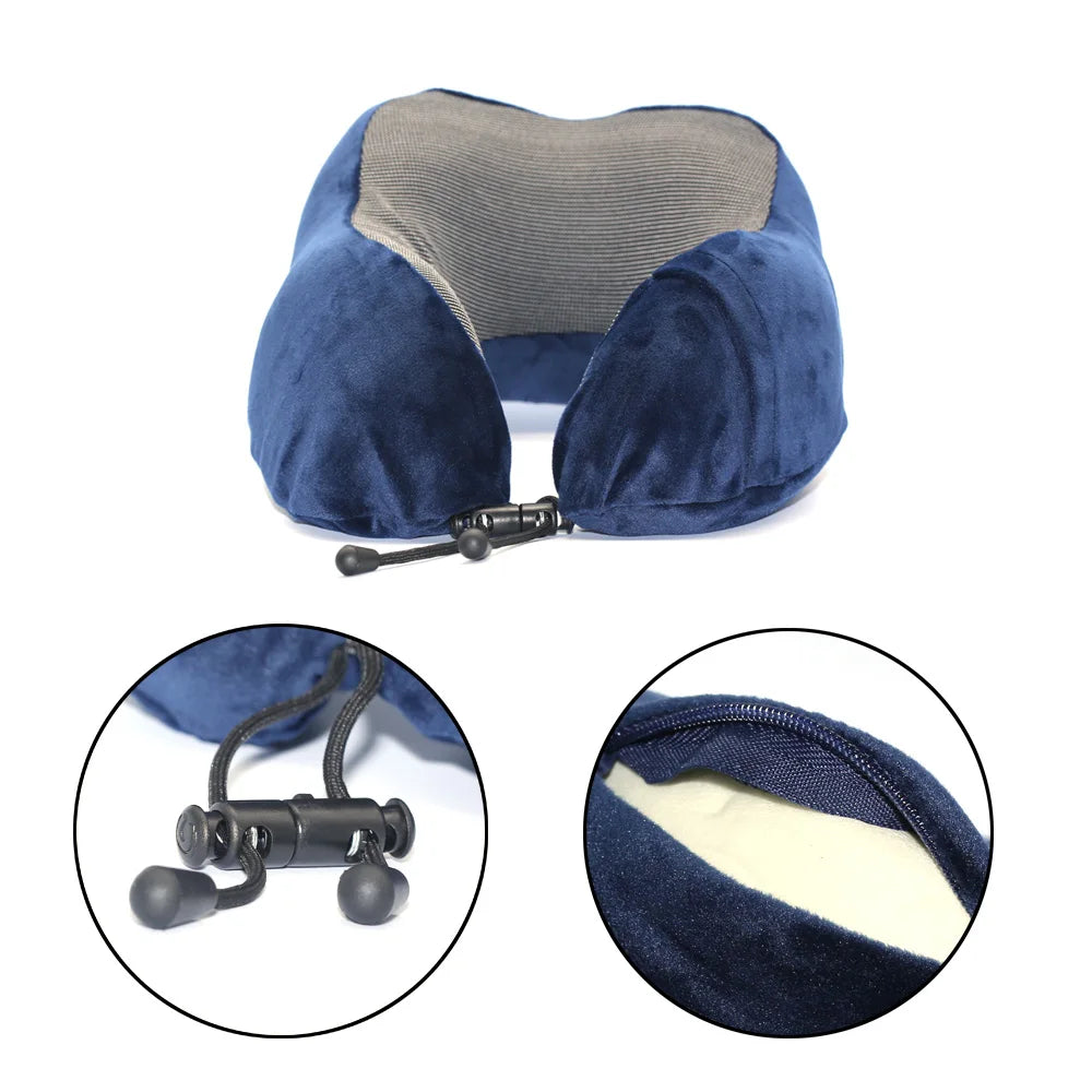 BowLift | U-shaped neck pillow made of memory foam for travel and sleeping