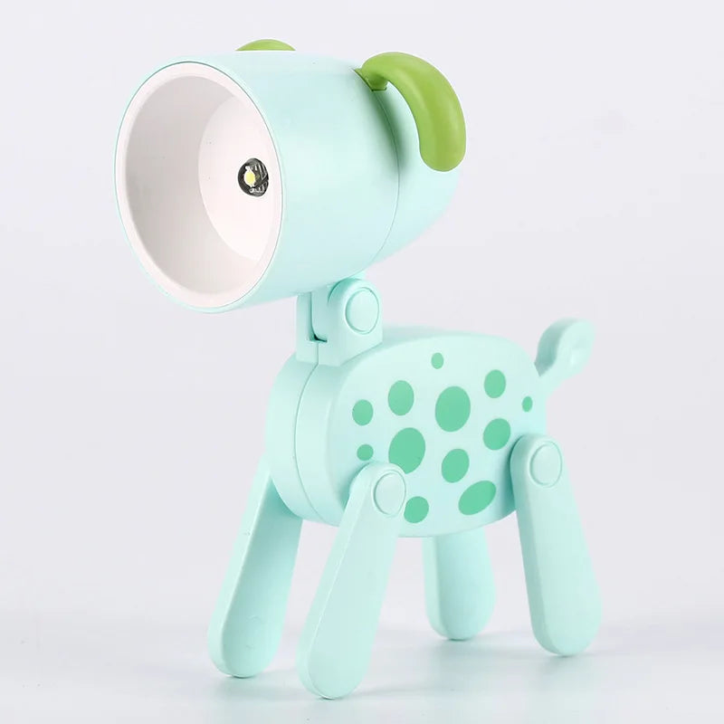 BowLift | Cute LED Night Light - Mini Dog, Deer, Dinosaur Folding Table Lamp for the Children's Room