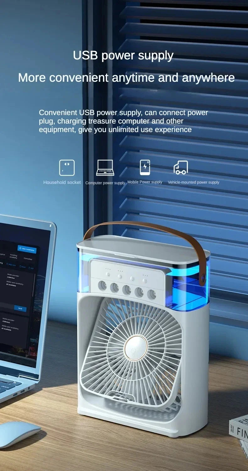 BowLift | AirMist Pro Desktop Humidifier Fan