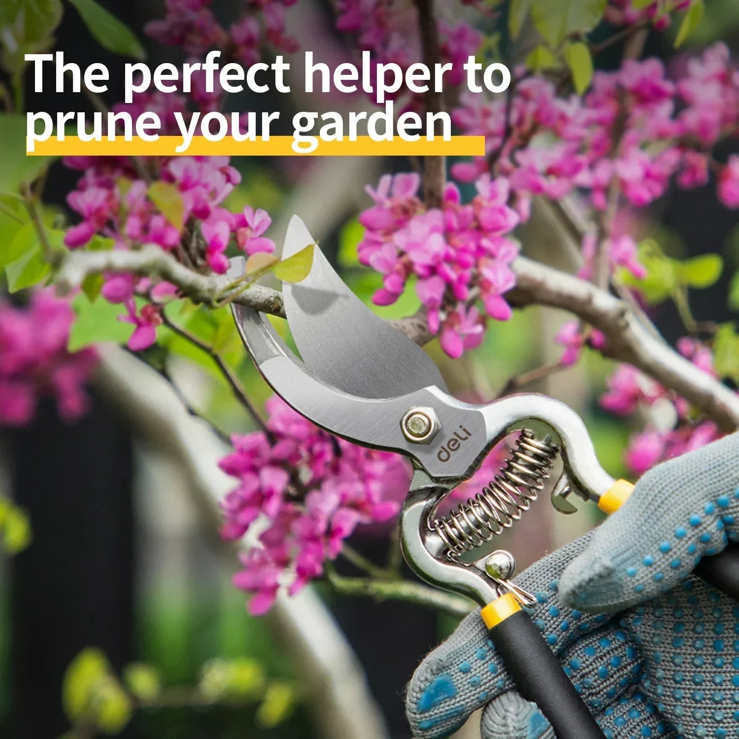BowLift | PRUNEXA Garden Shears | Precision Cut | Ergonomic Handle | Carbon Steel Blade