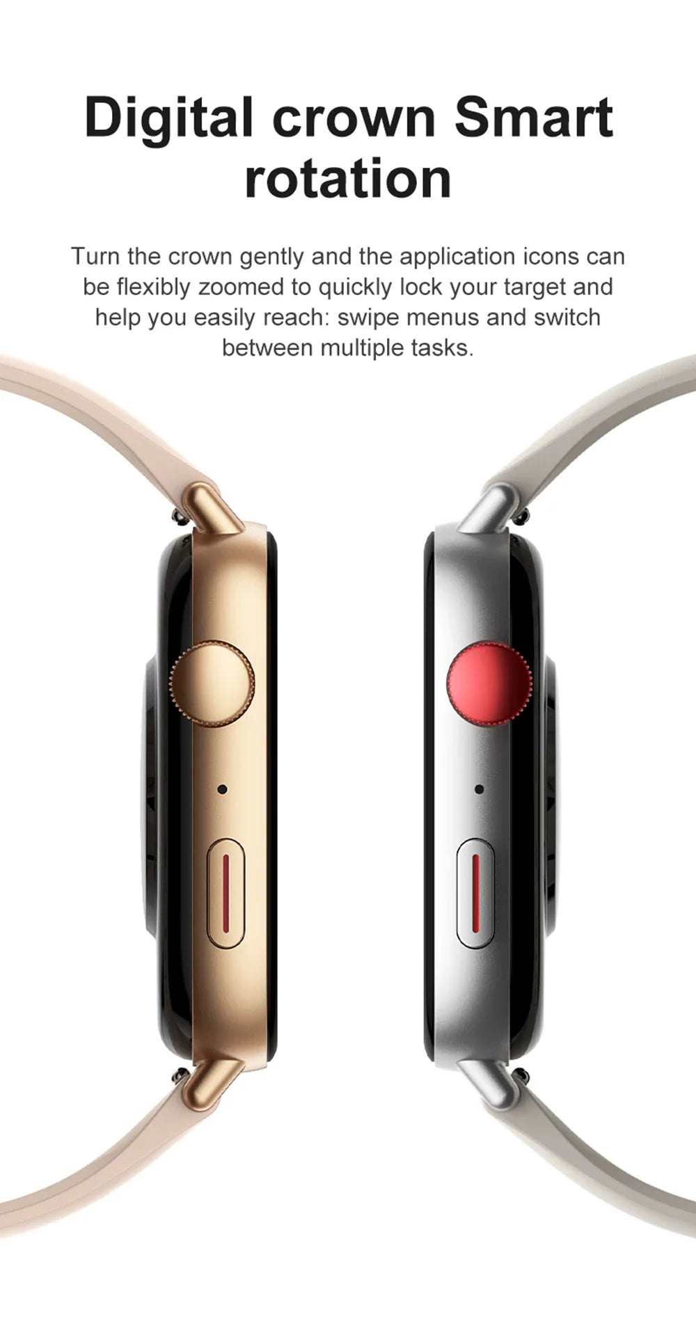 BowLift | 2 In 1 Fitness Tracker Voice Calling Smart Watch