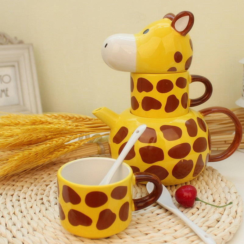 BowLift | Giraffe Mug Teapot Set