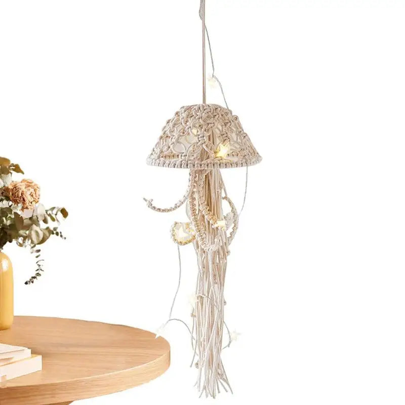 BowLift | Artistic Jellyfish Dream Catcher Handmade Lamp