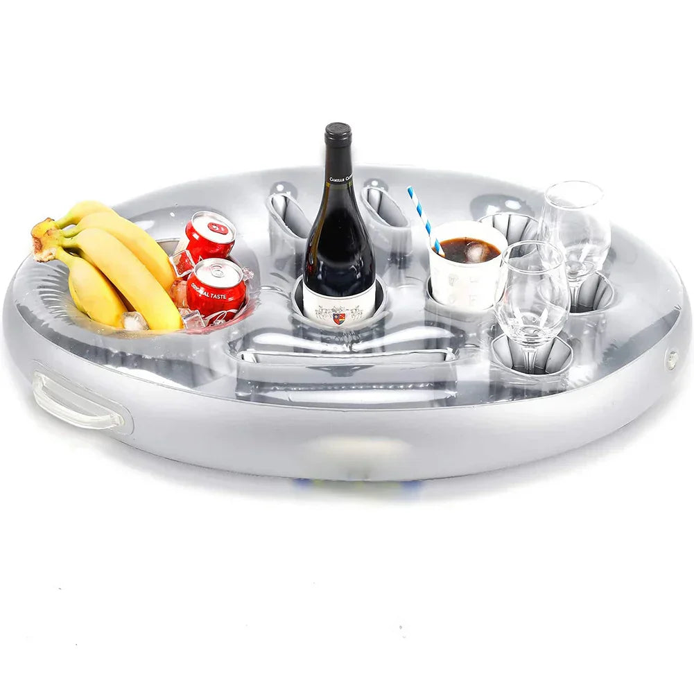 BowLift | Poolvino Drink Holder | Inflatable & Environmentally Friendly | Anti-Tip Design | For Pool & Beach